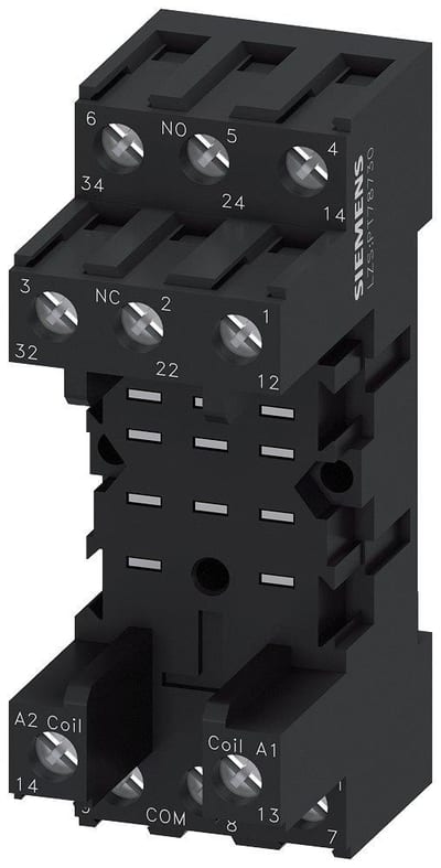 Siemens Sirius LZS PT7 Relay Socket - 4CO