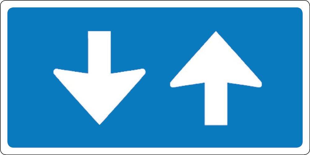 Sign UD21.1 - 50cm, 25cm
