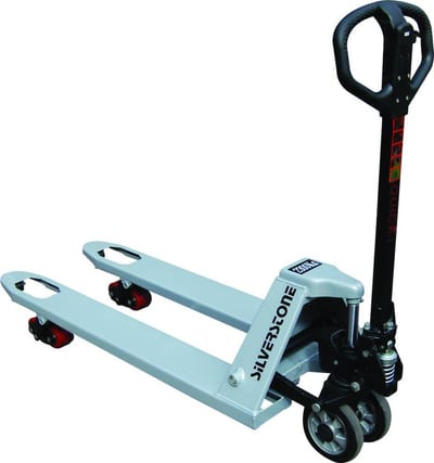 Silverstone Q77 Pallet Jack - 2300kg, Bogie, Polyurethane