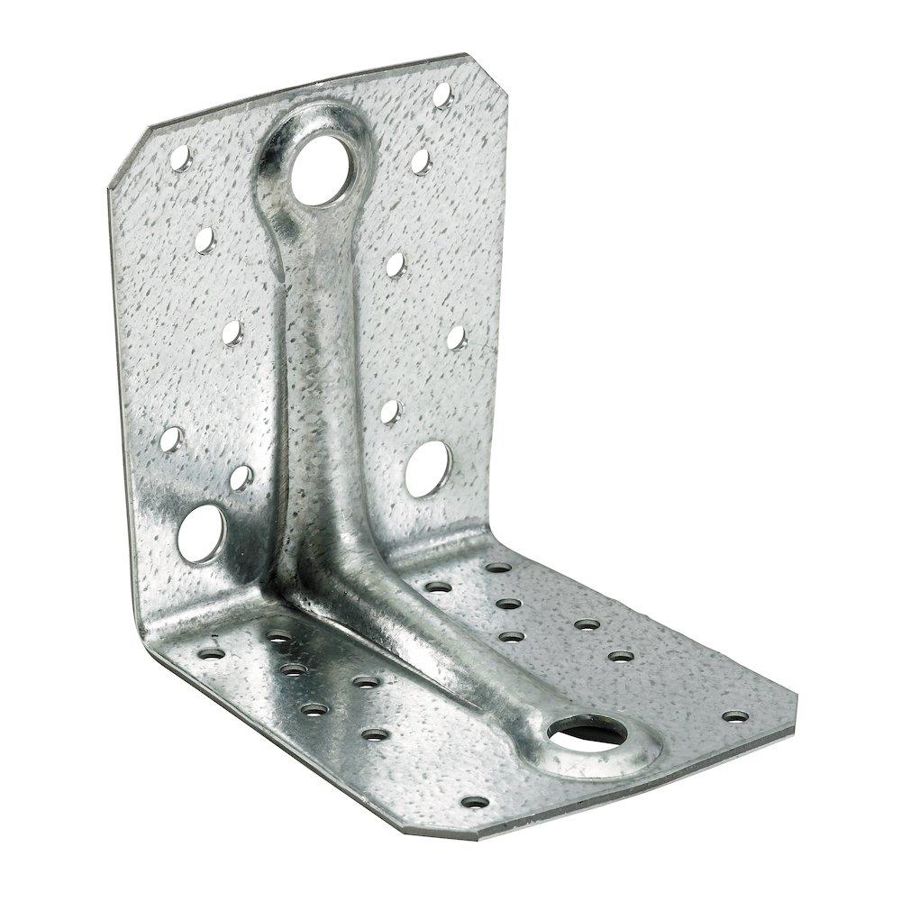 Simpson Strong-Tie ABR10525 Ribbed Angle Bracket, hot-dip galvanised, 105 x 90 x 105 mm