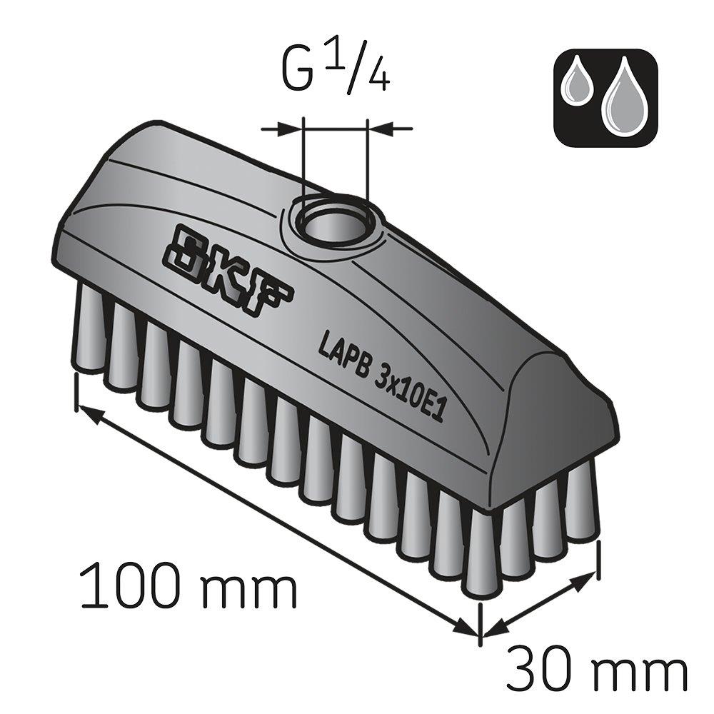 SKF LAPB 3X10E1 Lubrication brush