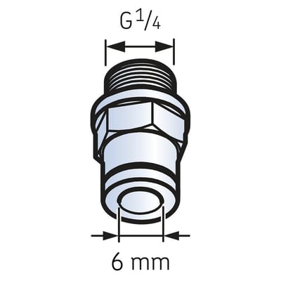 SKF LAPF M1/4S Hose connection