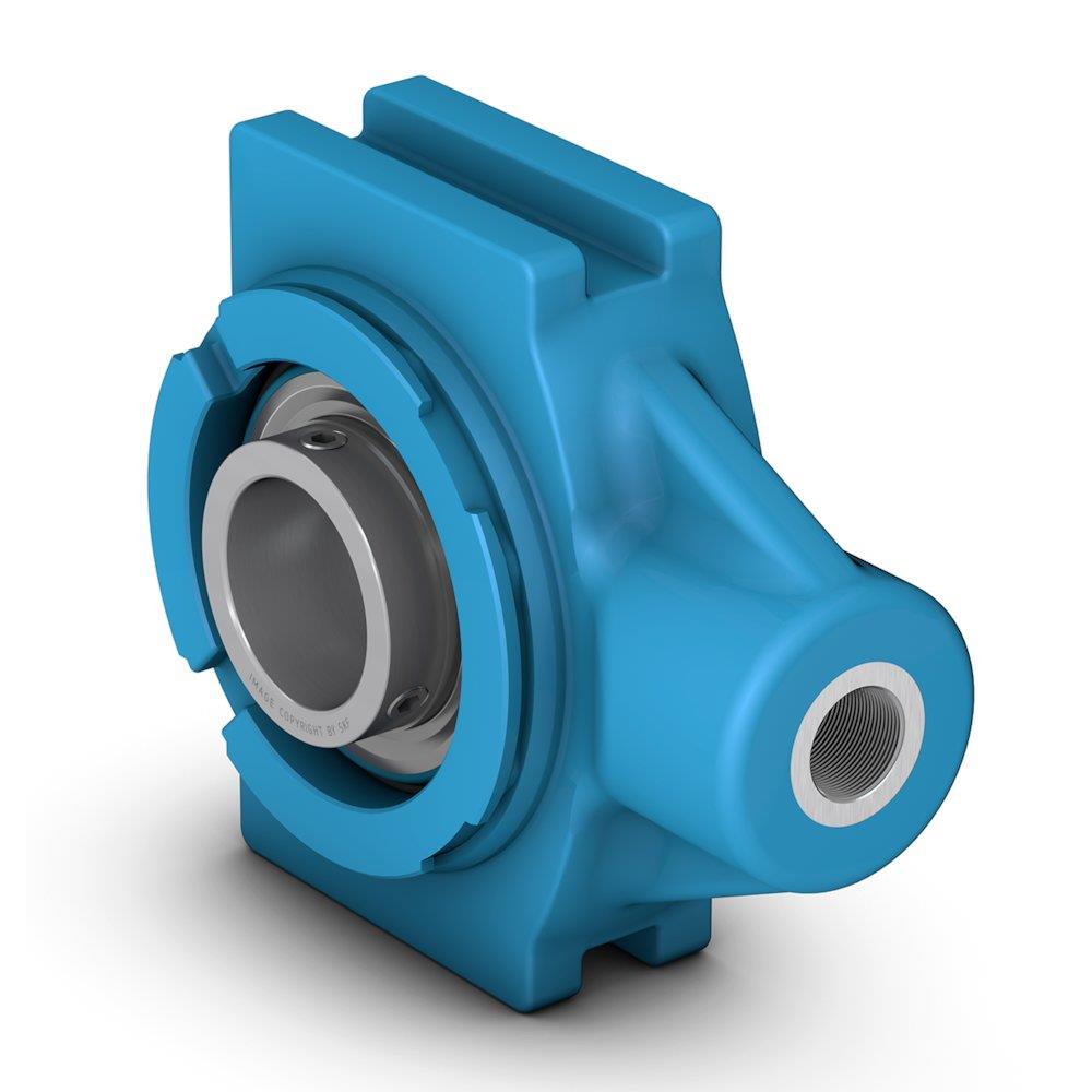 SKF WSTUC Bearing Unit Complete blue Food Line - 40mm, 134mm, NSF-H1