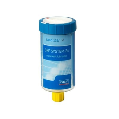 SKF System 24 LAGD 125/U Single-Point Automatic Lubricator 125 ml empty (oil-fill)