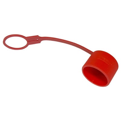 Dust Cap for Screw-Type Hydraulic Quick Coupling 1/4" PVC, DN 6