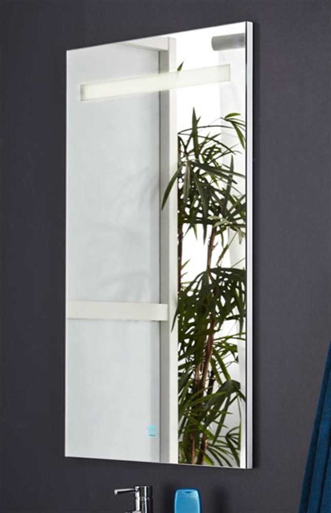 Slimline Mirror - 1000mm, 600mm, 23mm, without frame, Square, Yes, Top