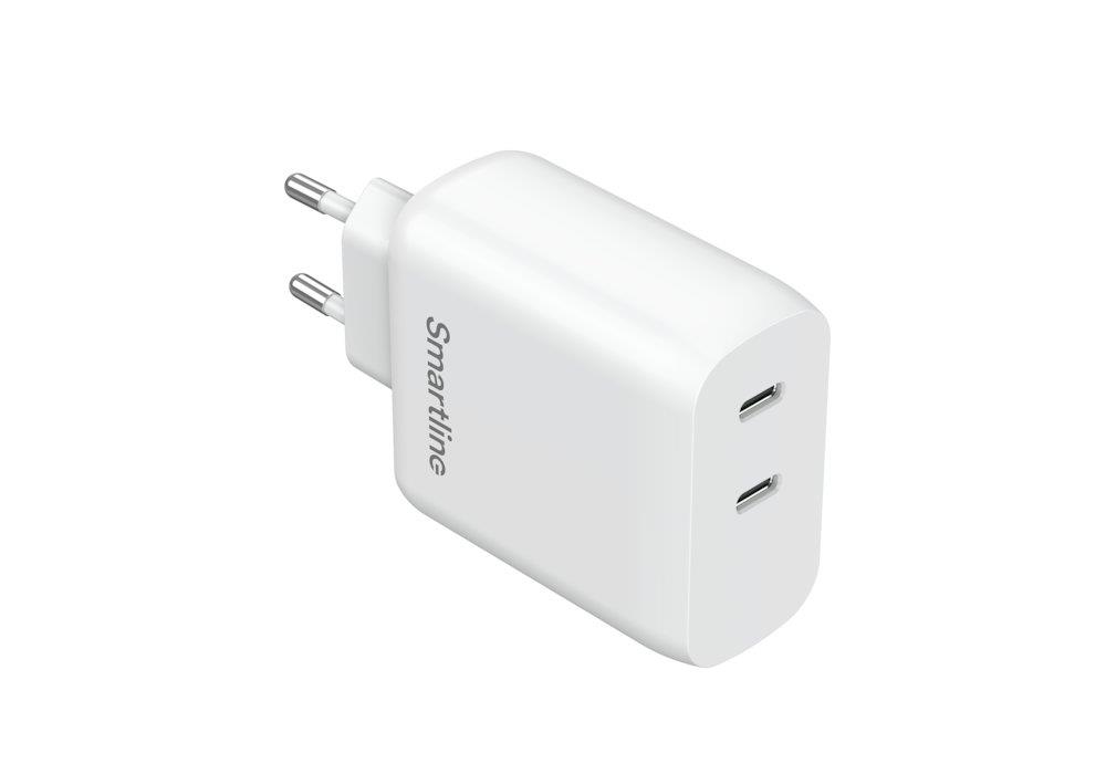 Smartline Wall Charger 2 x USB-C, 35W
