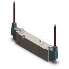 SMC Body Ported 5-Port Solenoid Valve 24VDC