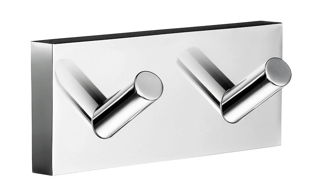 Smedbo House Towel hook - 2PCS, brass, 1PCS, Polished, Chrome-plated