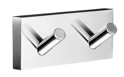 Smedbo House Towel hook - 2PCS, brass, 1PCS, Polished, Chrome-plated