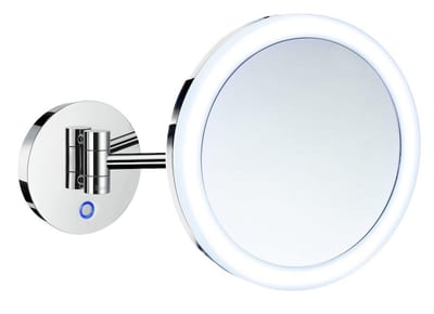 Smedbo Outline Cosmetic mirror - 200mm, 200mm, 340mm, Chrome-plated, 200mm, Round, Yes, frame