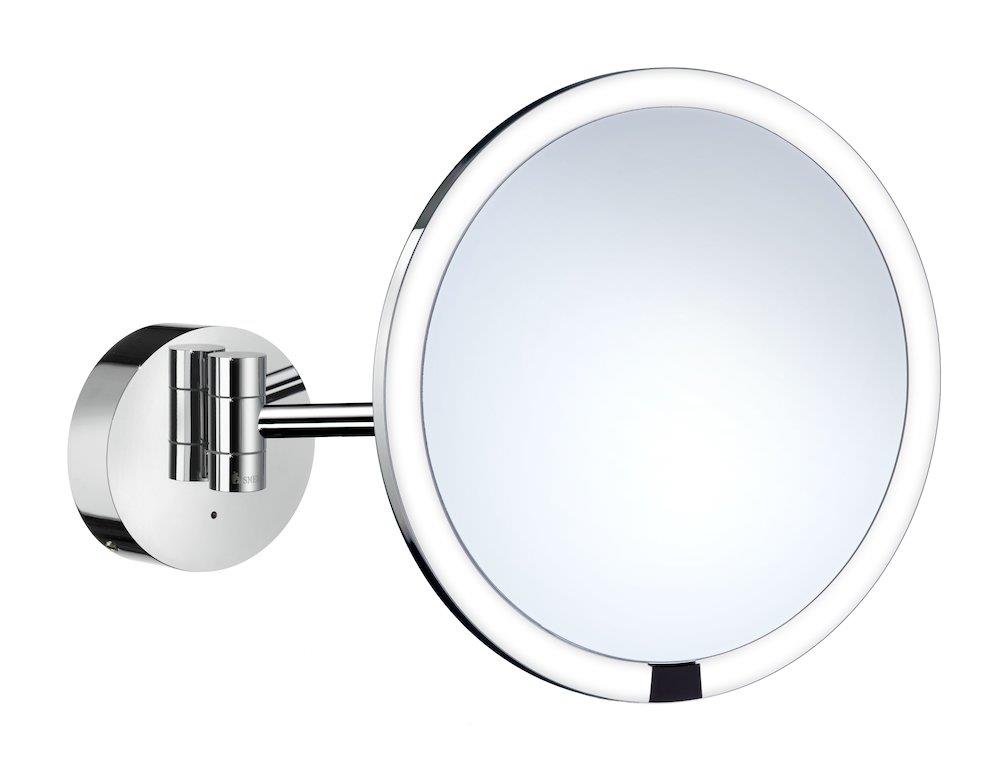 Smedbo Outline Cosmetic mirror - 215mm, 340mm, Chrome-plated, 215mm, Round, Yes, frame