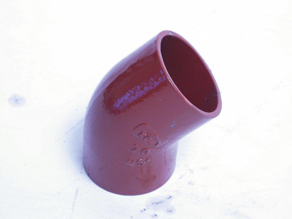 SML Bend without coupling - 150mm, 150mm, 45°
