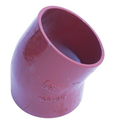 SML Bend without coupling - 80mm, 80mm, 30°