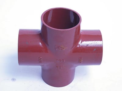 SML Branch pipe double - 100mm, 100mm, 100mm, 88,5gr