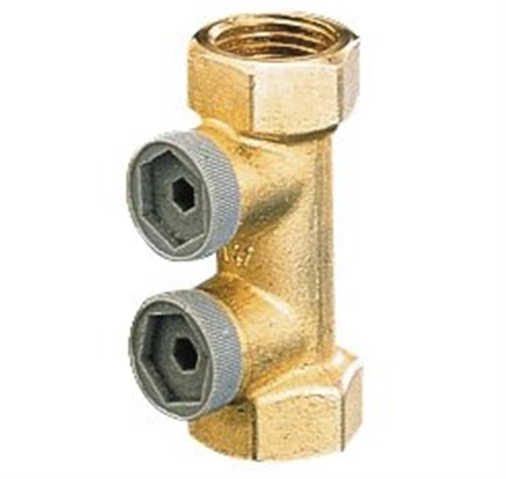 Socla 291NF Check Valve controllable coupling/coupling brass - 1 1/4", 1 1/4"