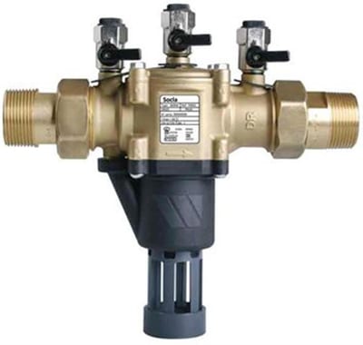 Socla TBS BA BM Backflow Prevention nipple/nipple DZR brass - 3/4", 3/4"