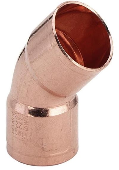 Solder Bend - 15mm, 45°