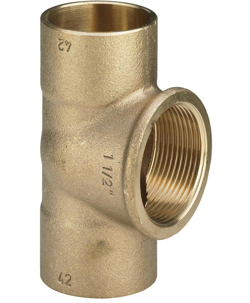 Solder Tee - 22mm, 22mm, 1/2"