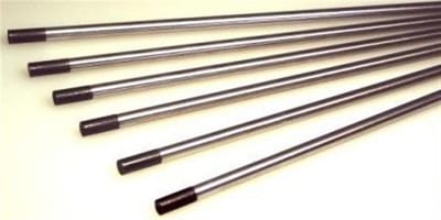 black Tungsten Electrode - 1.6mm, 175mm, All metals