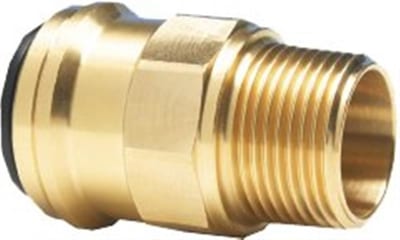 Speedfit MM011504N Insertion straight brass - 15mm, 1/2"