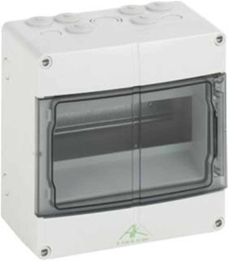 Spelsberg AK Group Panel with hinged lid grey - 1 x 9 Module