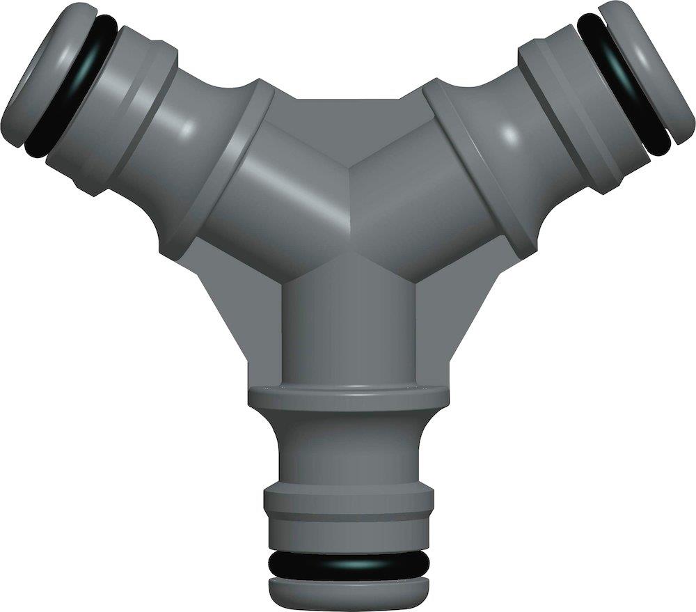 SpidO Y-form connector ABS-plastic nipple