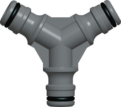 SpidO Y-form connector ABS-plastic nipple