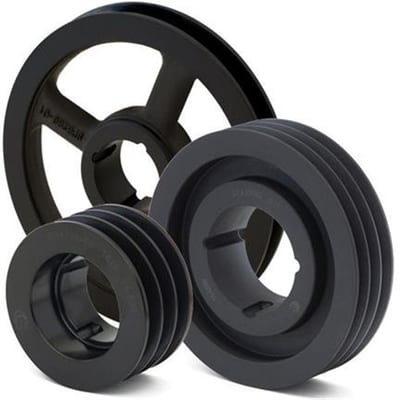 SPZ V-belt pulley - 132mm, 6PCS, 2517