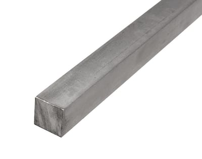 Square steel stainless EN 4301 hot-rolled - 40mm, 40mm, 5M, 12.6KG/m
