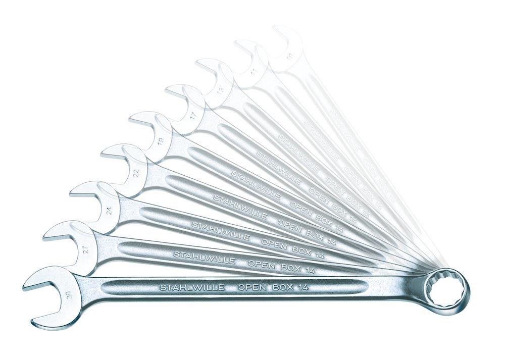 Stahlwille 14/11 Combination Wrench Set long - 8-22 mm, 11PCS