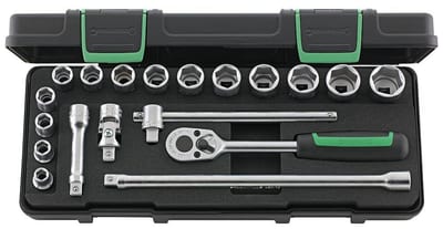 Stahlwille 456/14/5I Socket Wrench Set - 3/8", 19PCS