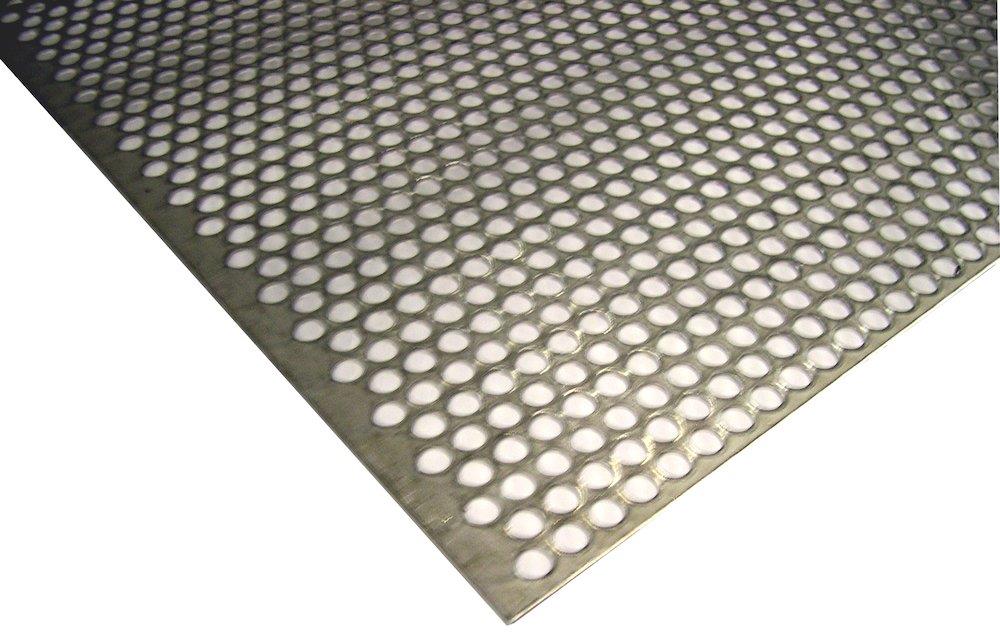 Stainless Perforated Plate stainless EN 1.4301 2B - 8mm, 2mm, 1000mm, 2000mm, 17.1kg