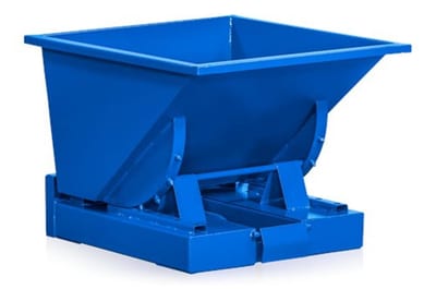Standard Tip container - Metal, blue, 150L