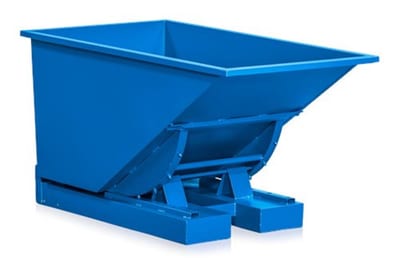Standard Tip container - Metal, blue, 300L
