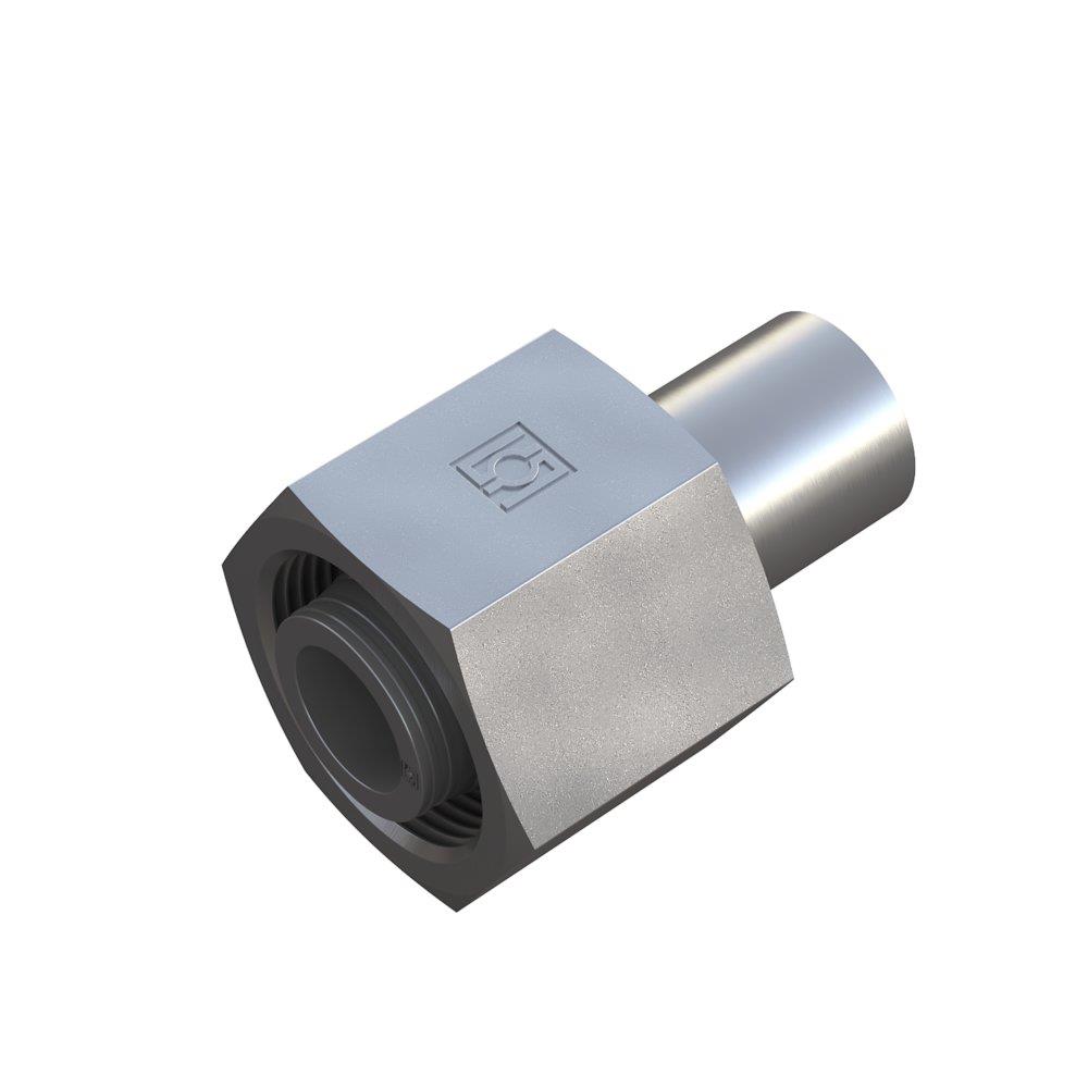 Stauff FI-AB Flare adapter set light steel zinc/nickel - 18mm