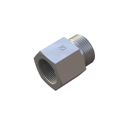 Stauff FI-GA Straight Attachment steel zinc/nickel BSPP light - 10mm, 1/4", 315bar