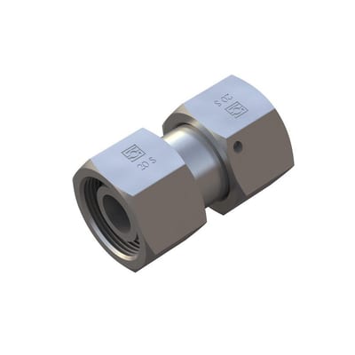 Stauff FI-SNV Intermediate Piece steel zinc/nickel light - 10mm, 10mm, 500bar