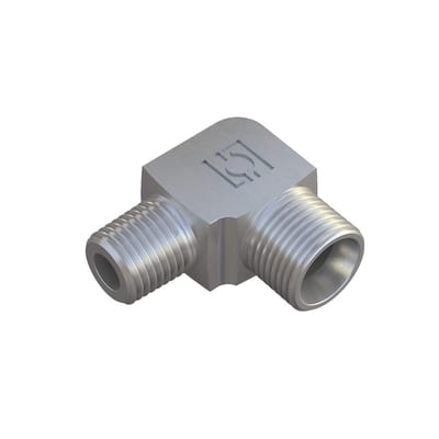 Stauff FI-WE Angle Insertion steel zinc/nickel BSPT light - 12mm, 1/4", 315bar, 90°