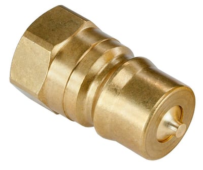 Stauff IB Coupling nipple ISO B brass BSPP coupling - 1/4", 6.3, 250bar