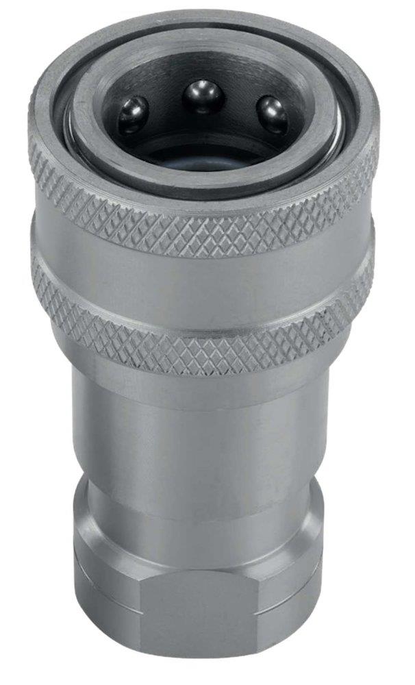 Stauff IB Quick Coupling ISO B steel zinc/nickel NPTF NPT coupling - 1/4", 6.3, 250bar