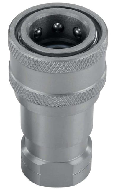 Stauff IB Quick Coupling ISO B steel zinc/nickel NPTF NPT coupling - 1/4", 6.3, 250bar