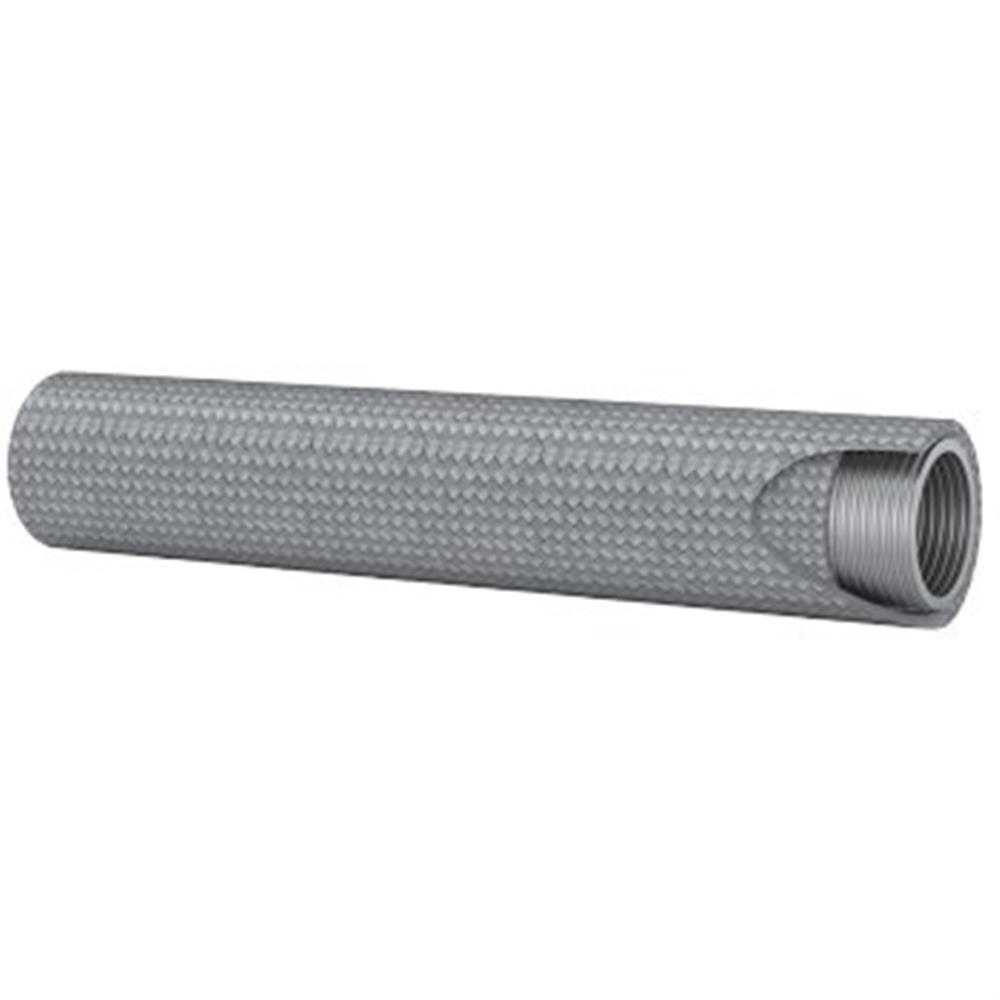 Steel hose 2 layer braided acid-resistant/stainless - 1 1/2", 40.1mm, 550°C, 56bar