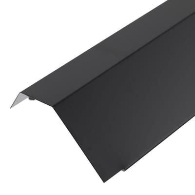 Stern Gutter - 1000mm, 6X25X30X65X6MM, Aluminium, black