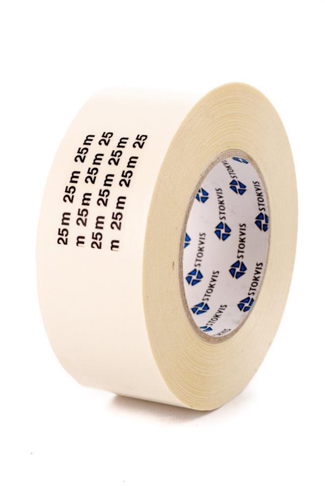 Stokvis Canvas Tape double-sided white - 50mm, 25M