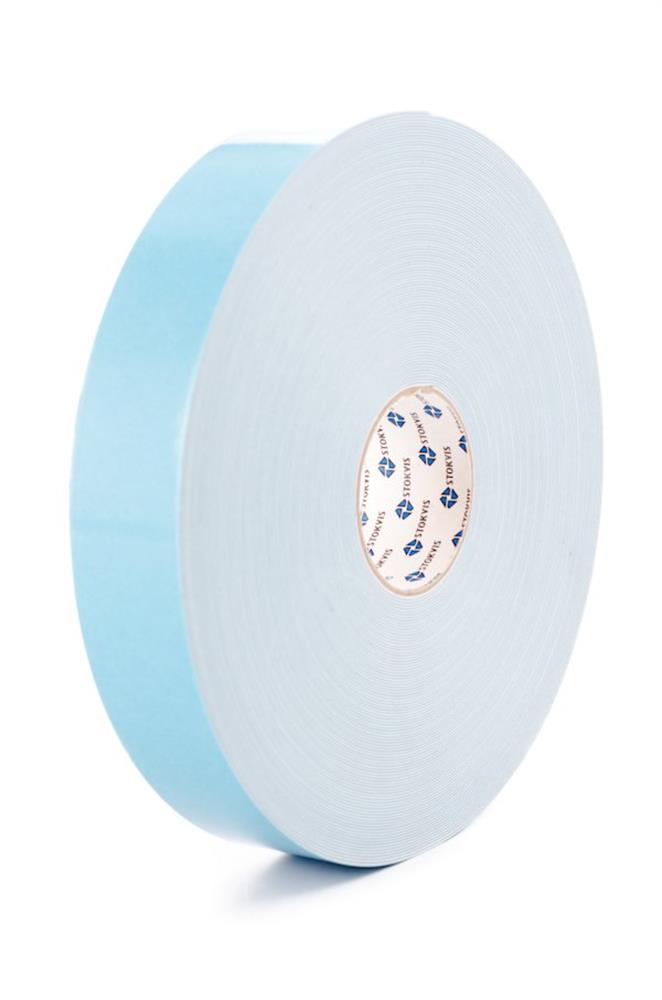Stokvis Foam Tape double-adhesive white - 12mm, 50M