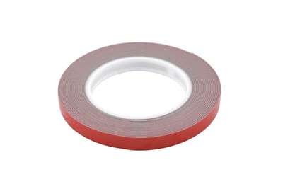 Stokvis VST3120P125 Mirror Mounting Tape white - 12mm, 5M, 1,2mm