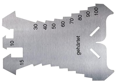 Stubai 2786 Plate Scribing Gauge with even and odd measurements 5-100 mm
