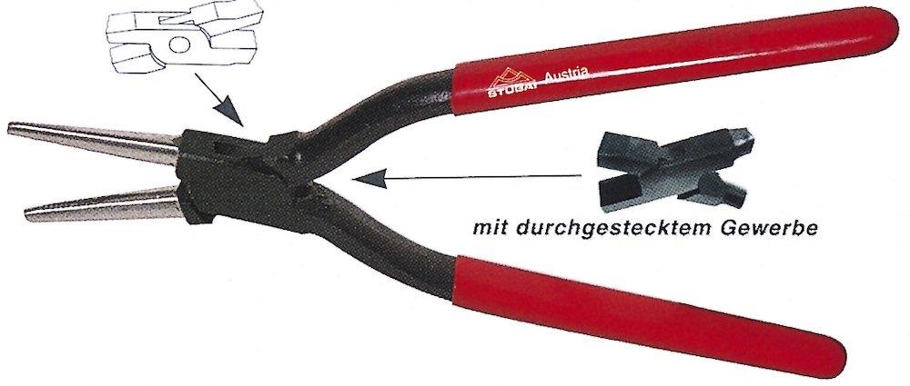 Stubai 281011 Round Nose Pliers smooth jaws - 240mm