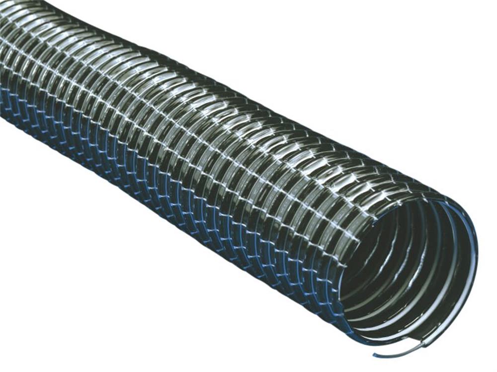 Superflextract Exhaust Hose PVC black - 25mm, 85°C, 0bar, 0.4bar